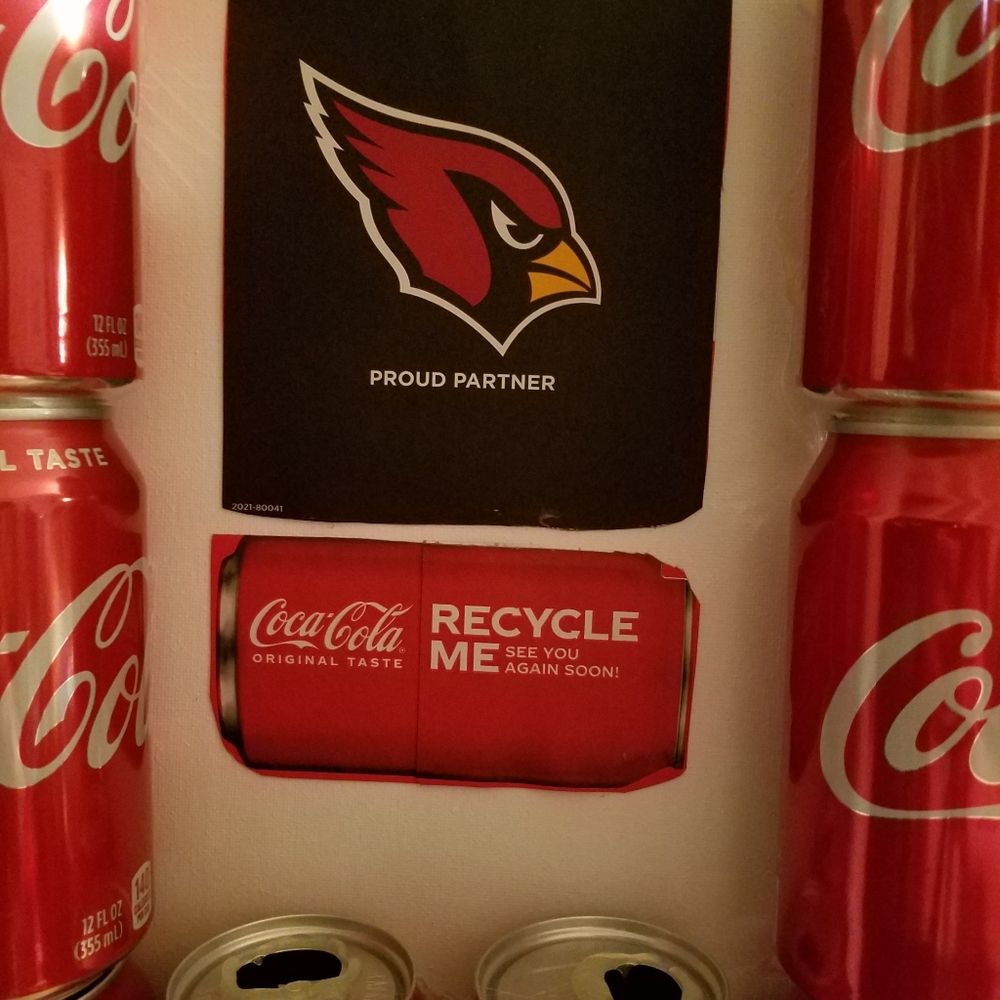 Handmade Coca Cola Wall Hanging Decor I made this on a 11×14 canvas board. Pl - Picture 4 of 12